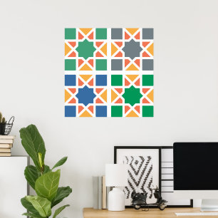 Andalusian Tiles 4 Poster