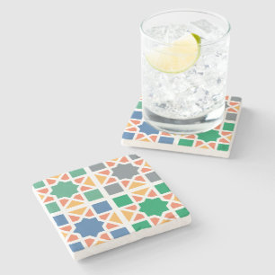 Andalusian Tiles 4 Stone Coaster