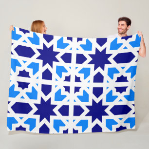 Andalusian Tiles 6 Fleece Blanket