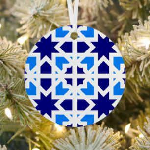 Andalusian Tiles 6 Metal Tree Decoration