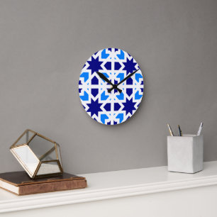 Andalusian Tiles 6 Round Clock
