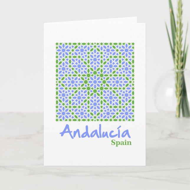 Andalusian Tiles 7 Card (Front)