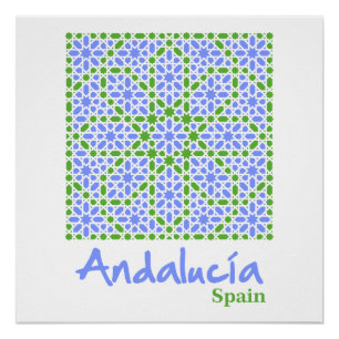 Andalusian Tiles 7 Poster