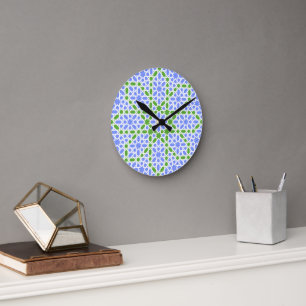 Andalusian Tiles 7 Round Clock