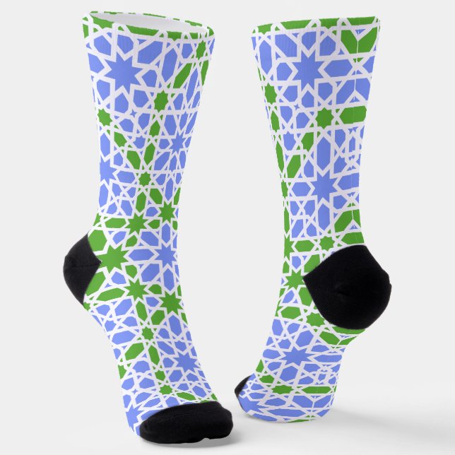 Andalusian Tiles 7 Socks (Angled)