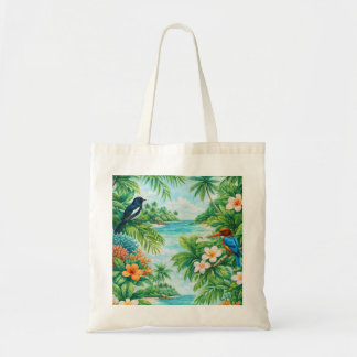 Andaman Islands Tropical Bird Paradise Tote Bag