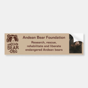 Andean Bear Foundation Bumper Sticker