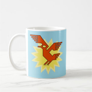 Andean Condor Bird Modern Geometric Art Coffee Mug