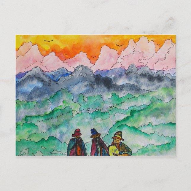 Andean Landscape Postcard (Front)