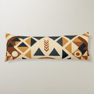 Andean style, minimalist, modern, Inca culture Body Cushion