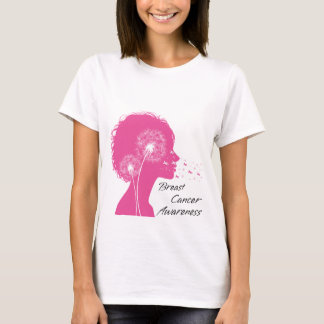 andelion Breast Cancer Awareness Pink Ribbon gift T-Shirt