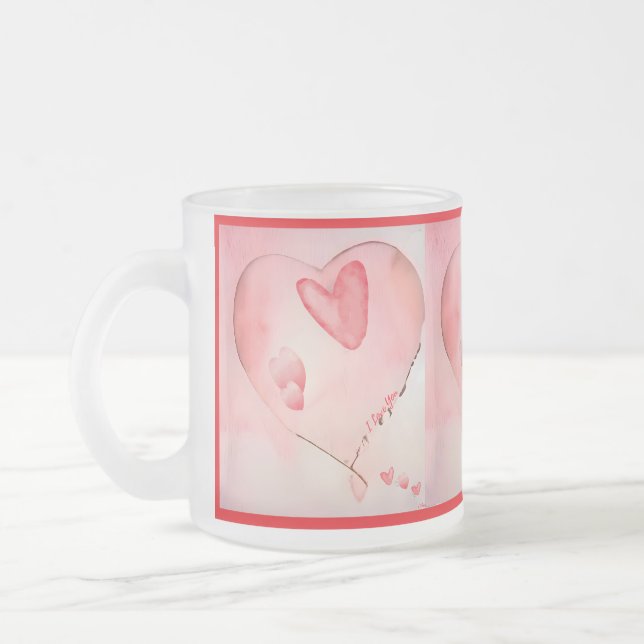 Anders Artistry* I LOVE YOU* Two-Tone Coffee Mug (Left)