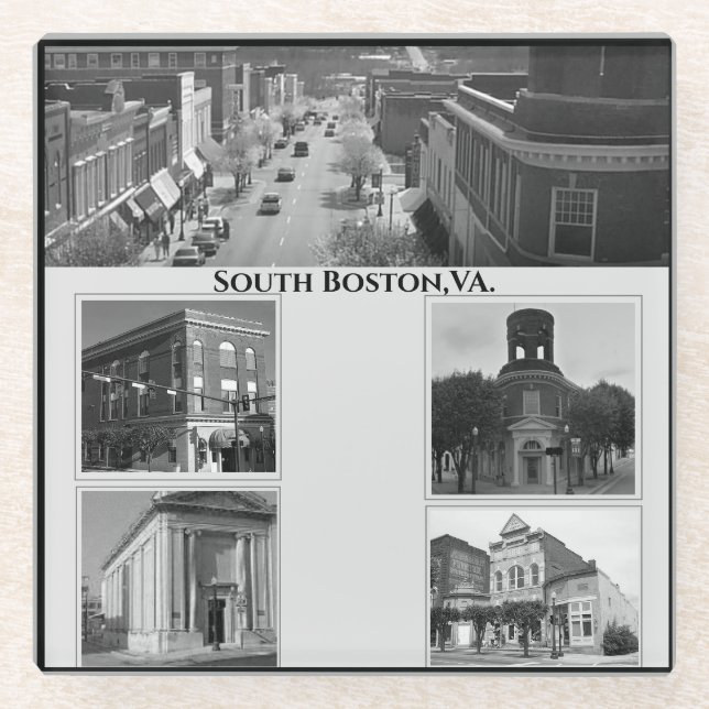  Anders Artistry,South Boston,VA.  Glass Coaster (Front)