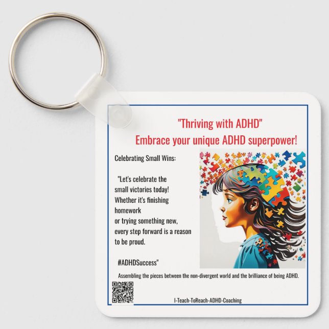 Anders Osborne Ph.D. Postive Coaching  Key Ring (Front)