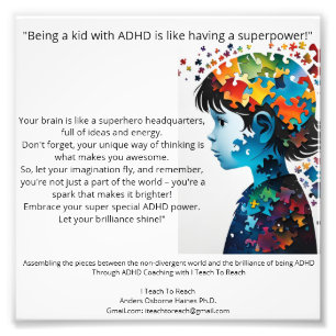 Anders OsbornePhD* Postive ADHD Attributes Poster