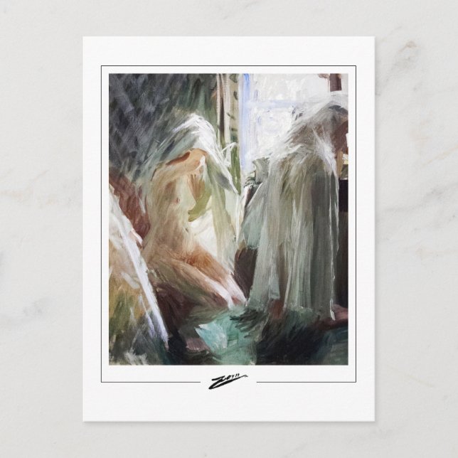 Anders Zorn #12 - Fine Art Postcard (Front)