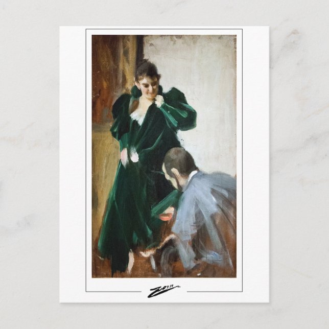 Anders Zorn #231 - Fine Art Postcard (Front)