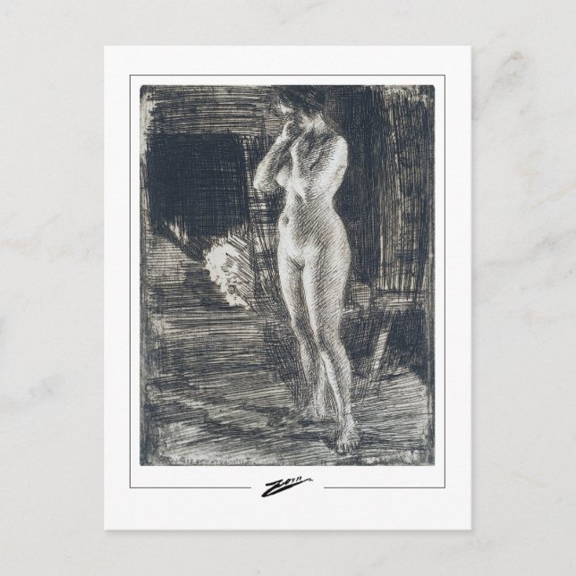 Anders Zorn #241 - Fine Art Postcard (Front)