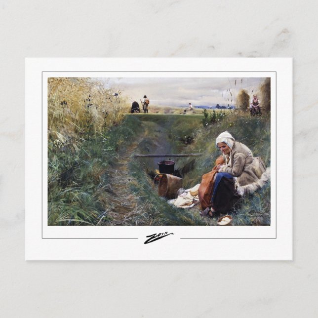 Anders Zorn #26 - Fine Art Postcard (Front)