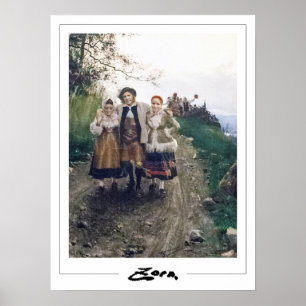 Anders Zorn Zedign Art Poster #93