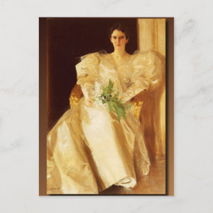 Anders Zorn's Portrait of Mrs. Eben Richards Postcard