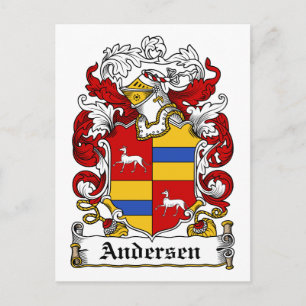 Andersen Family Crest Postcard