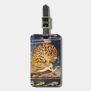 Andersen: Little Mermaid Drawing Luggage Tag