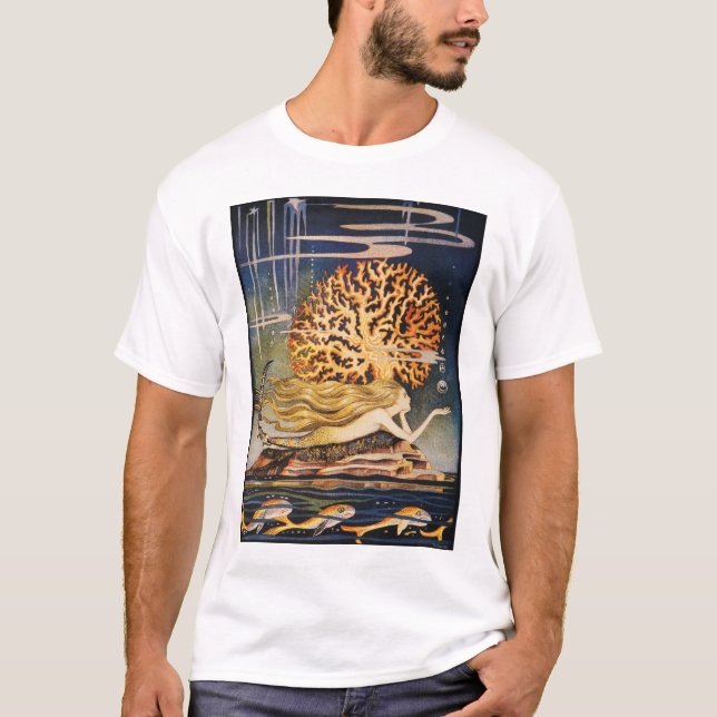 Andersen: Little Mermaid Drawing T-Shirt (Front)