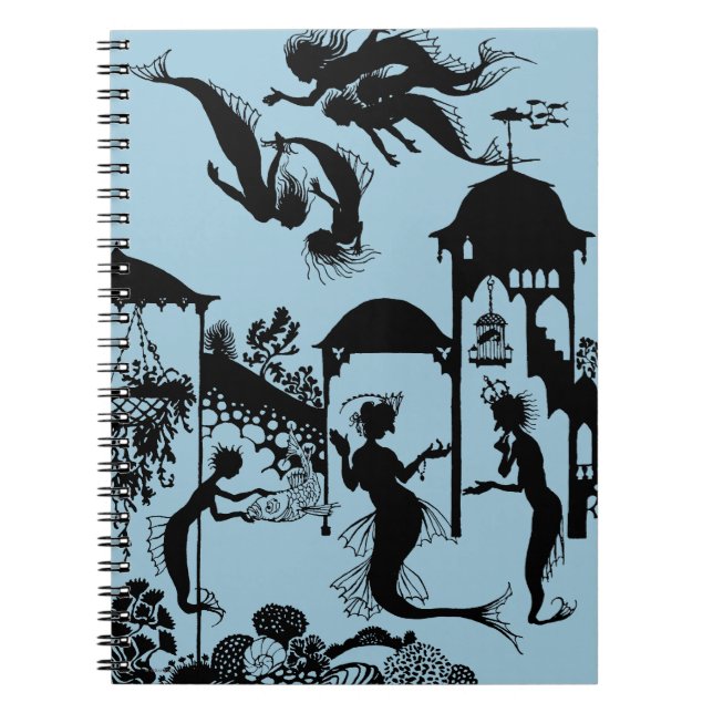 Andersen: Little Mermaid Silhouette Notebook (Front)