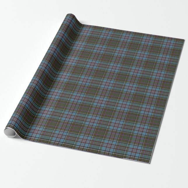 Anderson Ancient  Original Scottish Clan Tartan  Wrapping Paper (Unrolled)