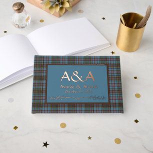 Anderson Ancient Original Scottish Tartan Guest Book