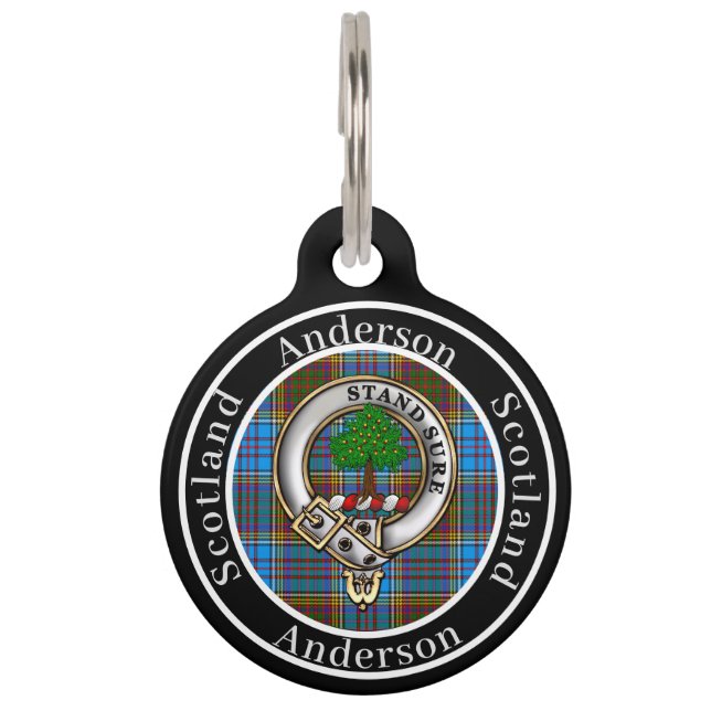 Anderson Badge & Tartan Personalised People ID Tag (Front)