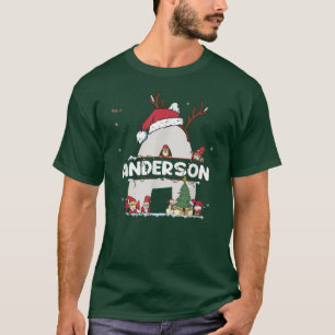 Anderson Christmas Shirt w Anderson Name for funny