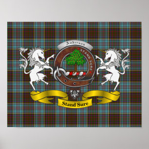 Anderson Clan Badge Poster