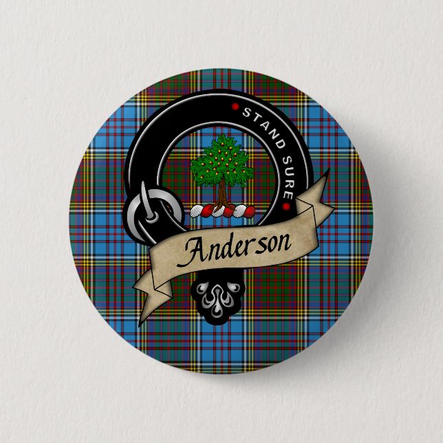 Anderson Clan Badge & Tartan (Front)