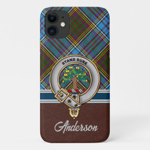 Anderson Clan Badge & Tartan iPhone / iPad case