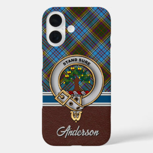 Anderson Clan Badge & Tartan iPhone / iPad case
