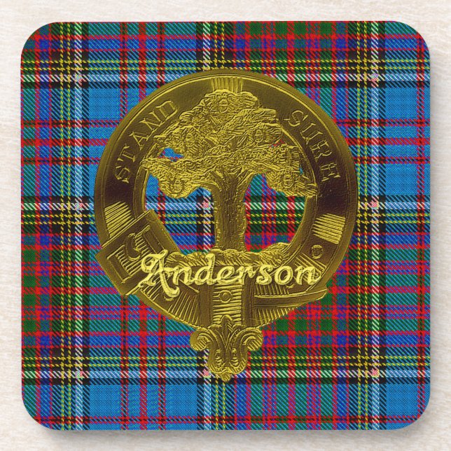 Anderson Clan Coaster Set (Front)