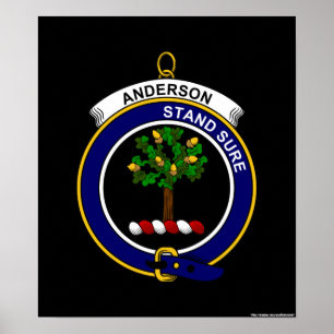 Anderson - Clan Crest Poster