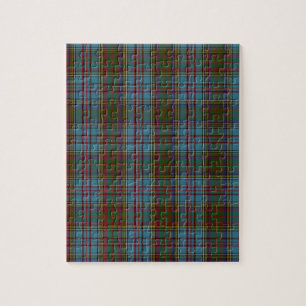 Anderson Clan Family Tartan Jigsaw Puzzle