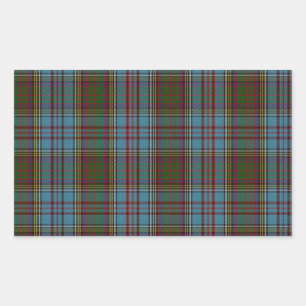 Anderson Clan Family Tartan Rectangular Sticker
