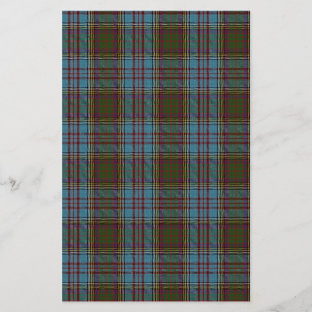 Anderson Clan Family Tartan Stationery (Front)