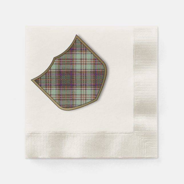 Anderson clan Plaid Scottish tartan Napkin (Front)