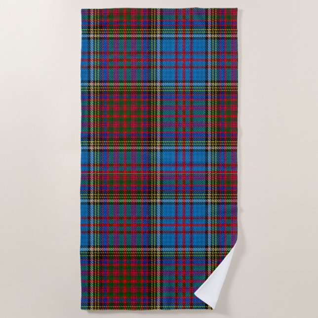 Anderson Clan Tartan Beach Towel (Front)