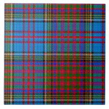 Anderson Clan Tartan Ceramic Tile 3