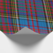 Anderson Clan Tartan (Diagonal) Wrapping Paper