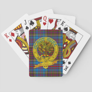 Anderson Clan Tartan & Motif Playing Cards