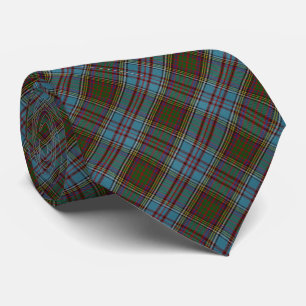 Anderson Clan Tartan Plaid Pattern Scottish Tie