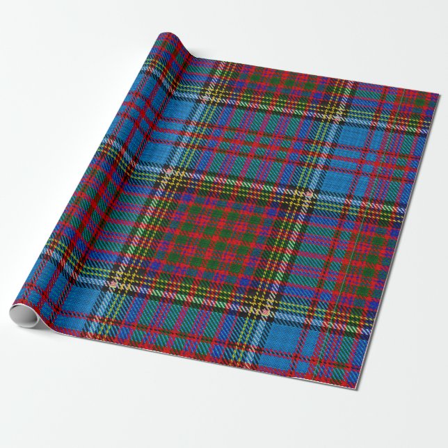 Anderson Clan Tartan Wrapping Paper (Unrolled)