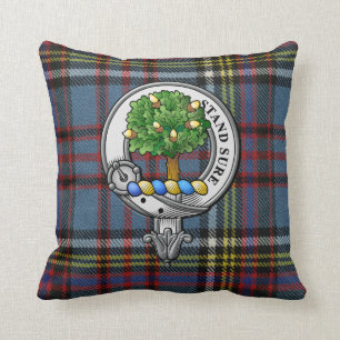 Anderson Crest  and Tartan Cushion